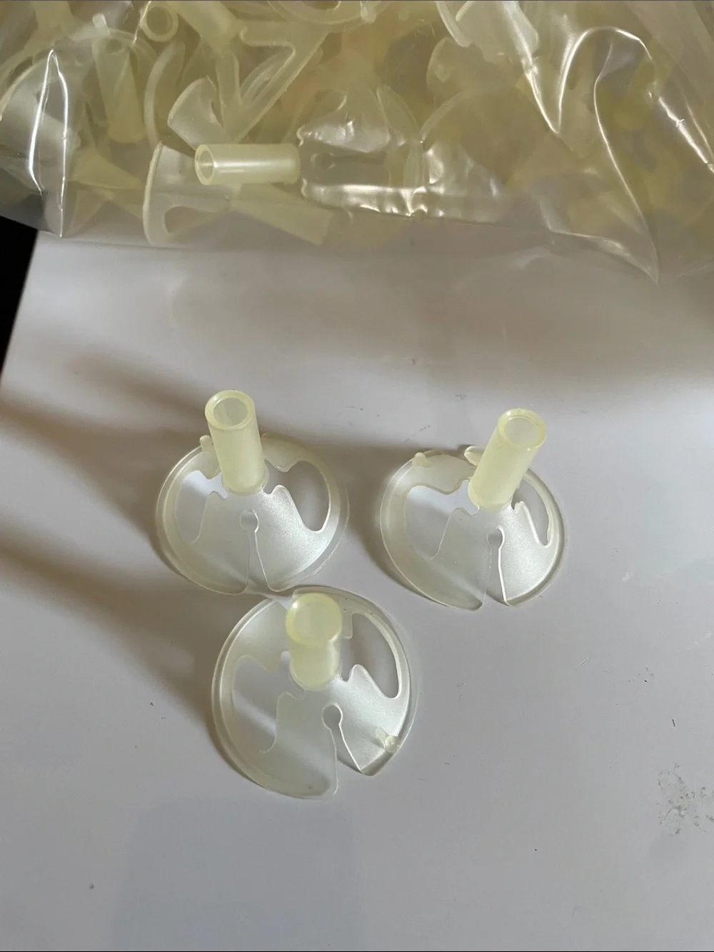 Clear Plastic Balloon Collar Cups- 245Ct.- For Mylar & Latex Balloons